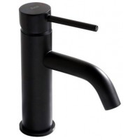 Змішувач для раковини (умивальника) REA LUNGO BLACK LOW чорний низький REA-B4102
