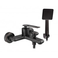 Змішувач для ванни та душу REA BLADE OLD BLACK настінний REA-B9975