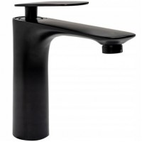 Змішувач для раковини (умивальника) REA ASTRO BLACK чорний низький REA-B8440