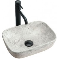 Умивальник (раковина) REA CAMELIA LIGHT STONE накладної REA-U0362
