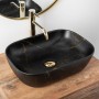 Умивальник на стільницю Rea Belinda Black Marble Mat REA-U8908