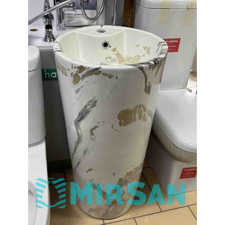 Умивальник (раковина) REA BLANKA MARBLE підлоговий REA-U8704 ВИСТАВКОВИЙ ЗРАЗОК