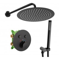 Душовий гарнітур прихованого монтажу REA MILER BLACK MATT BOX REA-P6713