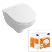 Унитаз подвесной Villeroy&Boch O.Novo с крышкой Soft Close в комплекте 5688HR01