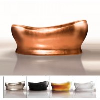 Акриловая ванна Treesse Epoca Egg Decoro 176х84xh75 см