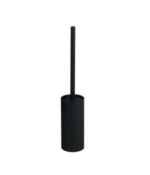 Йоржик для унітазу підлоговий VBI ROUND BLACK