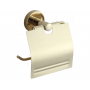 Тримач для туалетного паперу з кришкою VBI VENUS GOLD