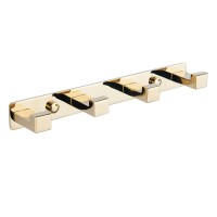 Гачок для рушників VBI QUADRO GOLD четверний