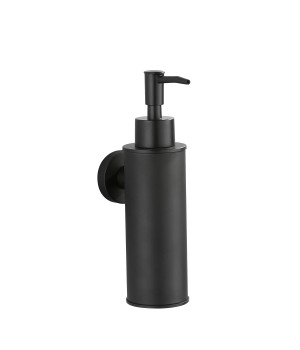 Дозатор для рідкого мила VBI ROUND BLACK