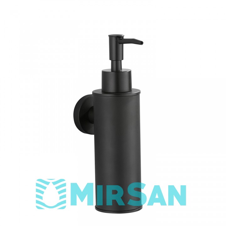 Дозатор для рідкого мила VBI ROUND BLACK