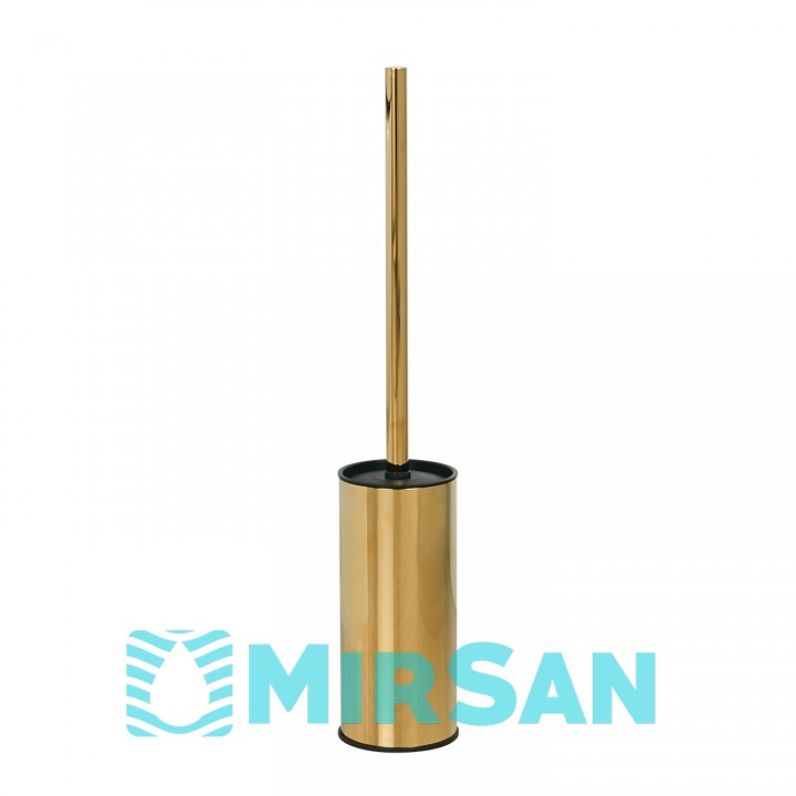 Йоржик для унітазу підлоговий VBI ROUND GOLD
