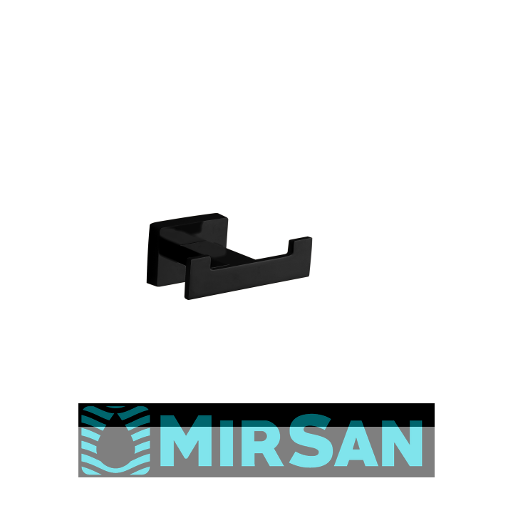 Гачок для рушників VBI MERCURY BLACK подвійний