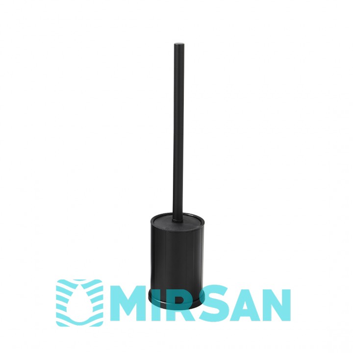 Йоржик для унітазу VBI ROUND S BLACK