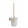 Йоржик для унітазу VBI MARS BRUSHED GOLD