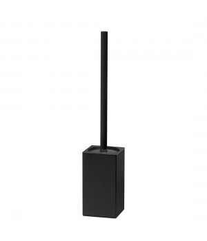 Йоржик для унітазу підлоговий VBI QUADRO BLACK