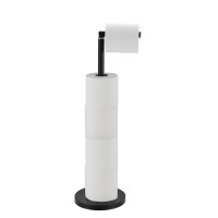 Стійка для туалетного паперу VBI ROUND BLACK