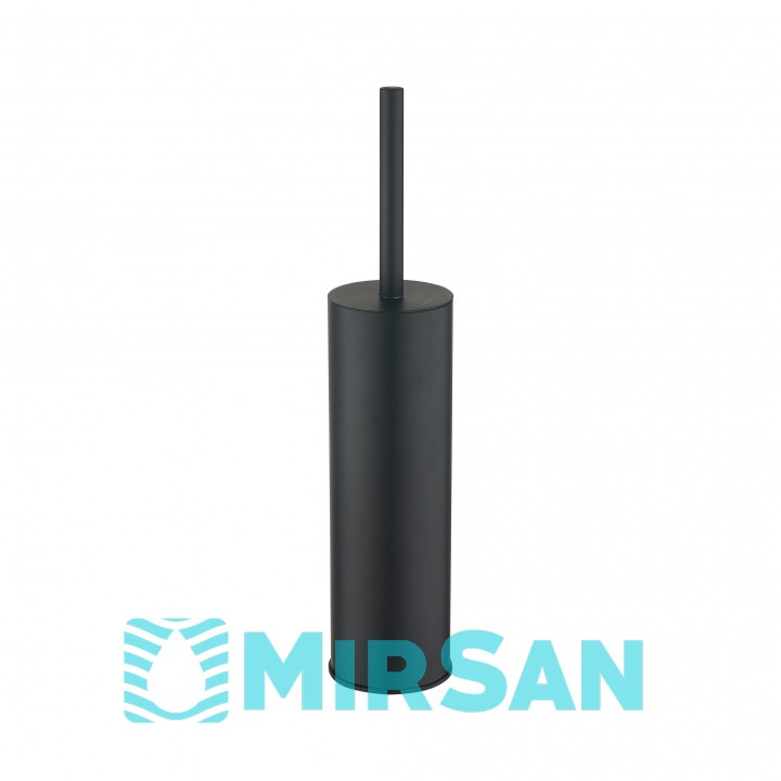 Йоржик для унітазу підлоговий VBI ROUND M BLACK
