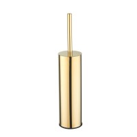 Йоржик для унітазу підлоговий VBI ROUND M GOLD