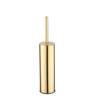 Йоржик для унітазу підлоговий VBI ROUND M GOLD