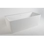 Ванна з штучного каменю пристінна Volle Solid Surface 12-40-051